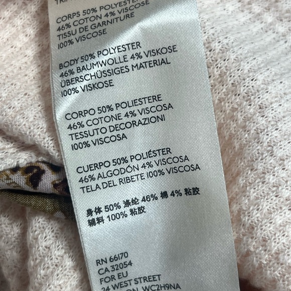 FREE PEOPLE womens XS Blossom Thermal Top In Rose NWT - Picture 14 of 14